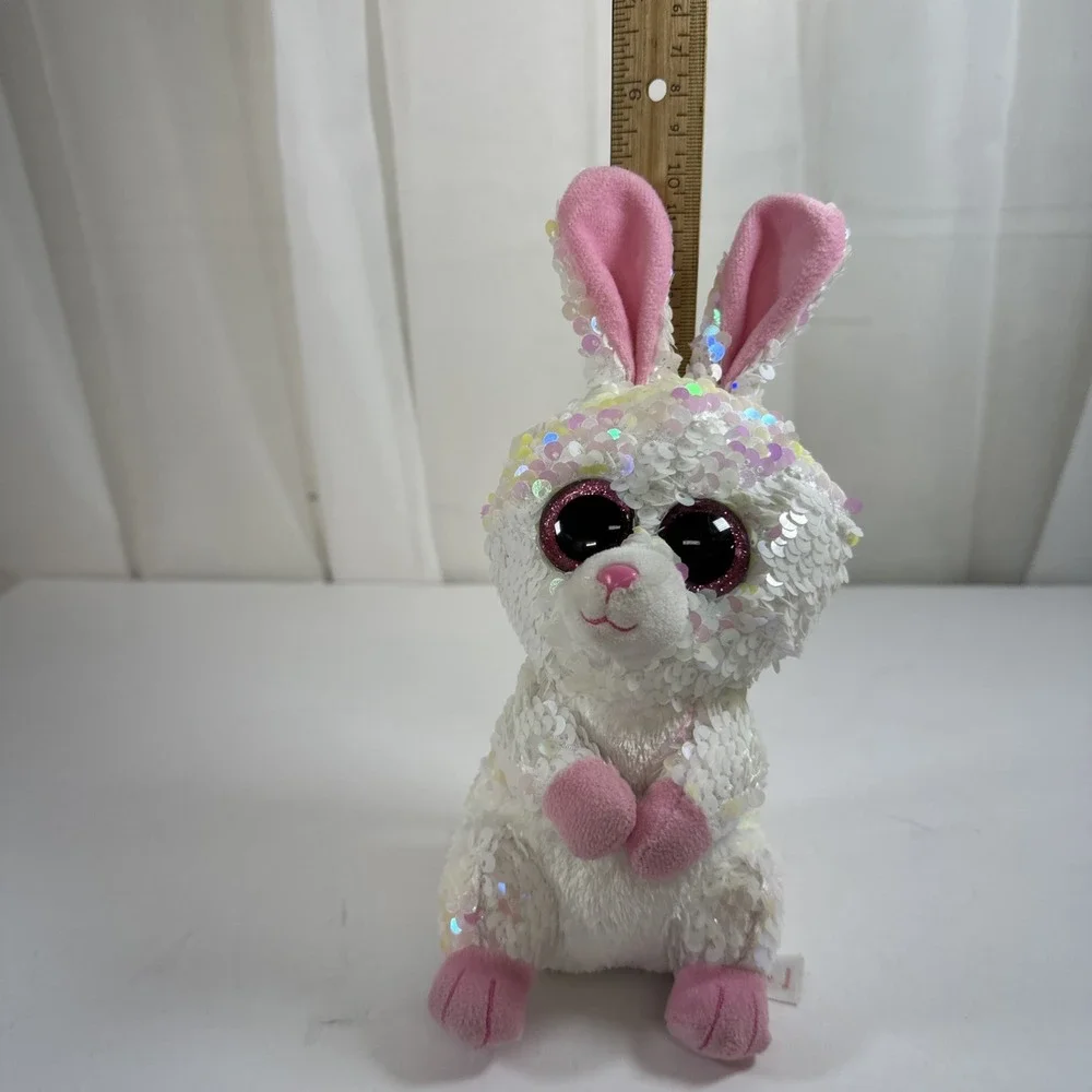 Ty Beanie Boos Bonnie Sequin Bunny Rabbit Flippables 7